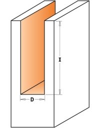 Frese per fresatura serie lunga con taglio dritto di CMT