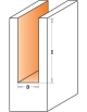 Straight router bits, long series