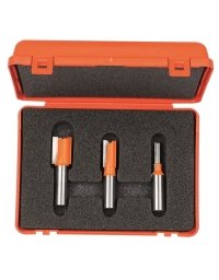 Set di 3 punte per fresatrice per compensato con taglio dritto di CMT