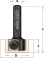 Straight router bit with insert knives - Ref. CMT65519011 - L 45