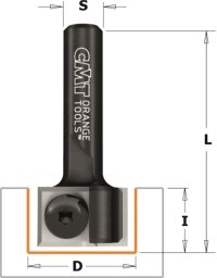 Fresa con inserti reversibili in punte da taglio dritte di CMT