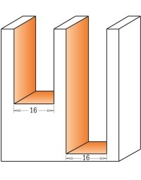 Frese con inserti reversibili in punte da taglio dritte di CMT