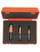 3 Piece flush trim bit set