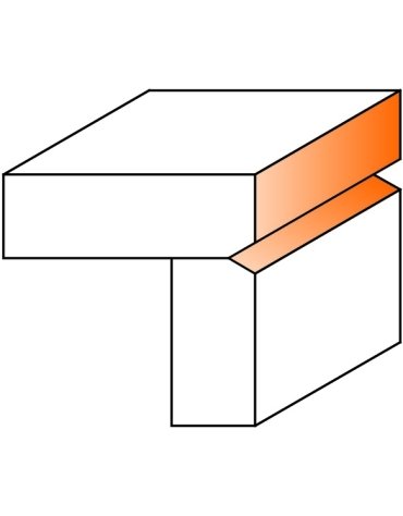 Frese per fresatura a filo e scanalature a V in Frese a filo e profilate di CMT