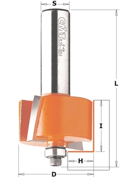 Rabbeting router bits