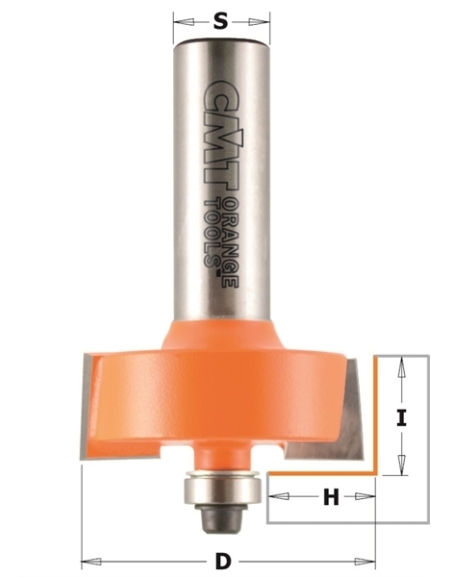 Rabbeting router bit sets