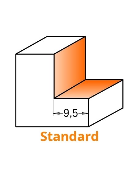 Fraises à feuillurer avec plaquettes réversibles