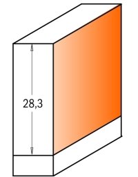 Maxi fraises à feuillurer avec plaquettes réversibles