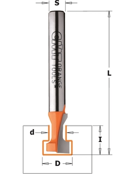 Keyhole router bits