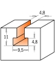 Keyhole router bits