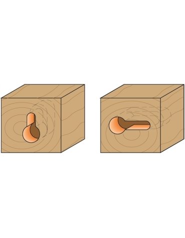 Frese per serrature in punte per battuta di CMT