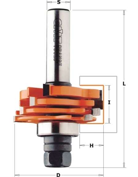 Three wing slot cutter sets