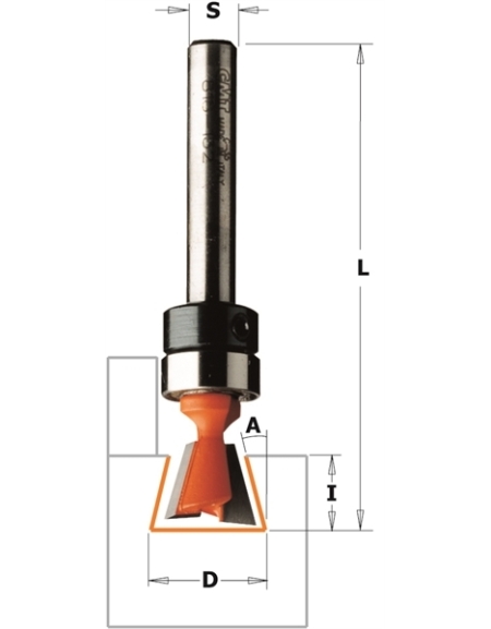 Dovetail router bits