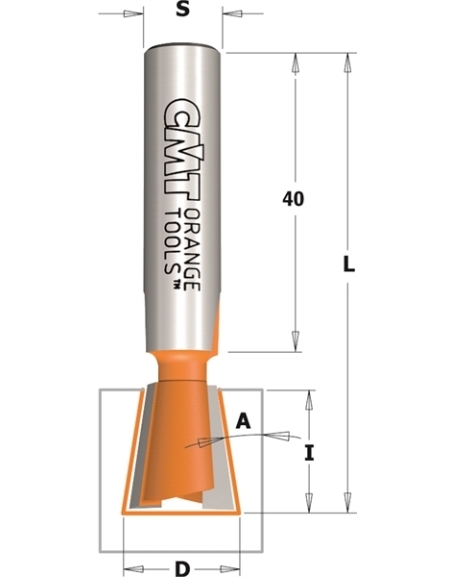 9° dovetail cutter