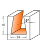 9°-Zinkenfräser