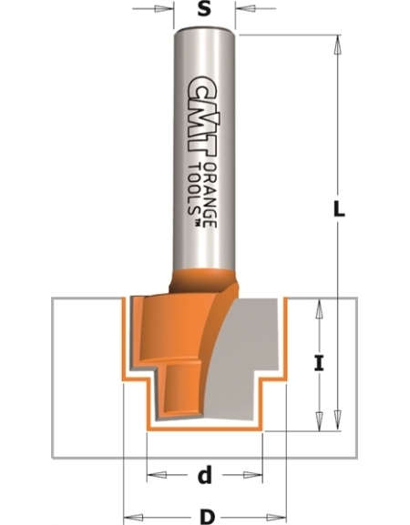 Stepped rebate router bits