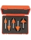 5 piece chamfer router bit set - Ref. CMT83650111 - S 12.7