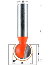 Frese a estremità sferica con profilo a scanalatura di CMT