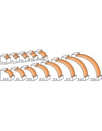 Fraises pour quart de rond