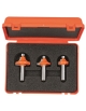 3 piece roundover router bit sets