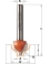 Decorative ogee router bits - Ref. CMT96550411 - Rotation DROITE