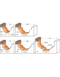 Frese profilate in punte profilate di CMT