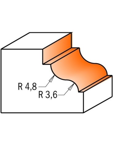 Fraises pour moulures décoratives avec feuillure