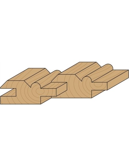 Punte per pannelli in legno in punte profilate di CMT