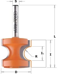 Frese arrotondatrici semicircolari con profilo piatto di CMT