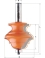 Multiprofile router bits - Ref. CMT95680211 - Rotation DROITE