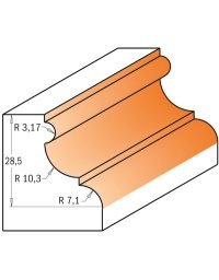Fraises pour moulures décoratives