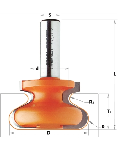 Finger pull router bits