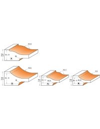 Frese per svasatura porte in pannelli di CMT