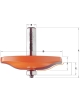 Horizontal raised panel router bits
