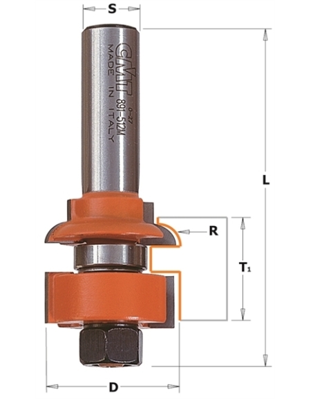 Rail and stile router bit sets