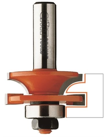 Set di frese per giunti profilati/controprofili in punte per pannelli di CMT