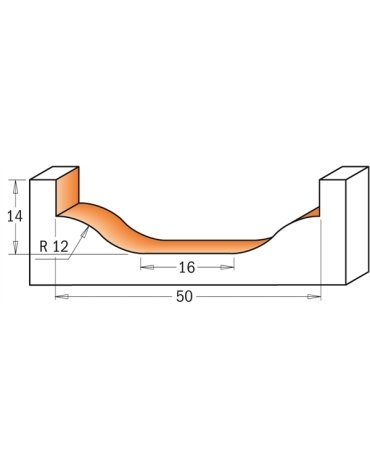 Frese per montanti in fresa per pannelli di CMT