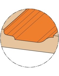 Frese per montanti in fresa per pannelli di CMT