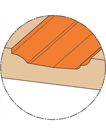 Frese per montanti in fresa per pannelli di CMT