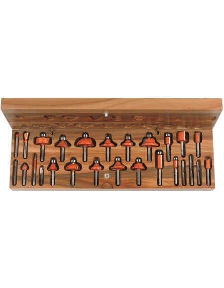 26 piece router bit sets