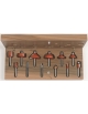 12 piece router bit set with wooden case