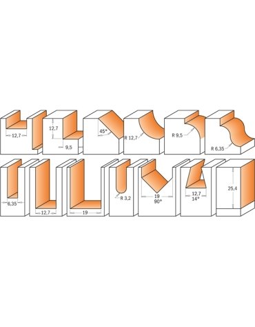 Coffret de 13 fraises