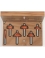6 piece profile router bit set with wooden case - Ref. CMT80050411 - Rotation DROITE