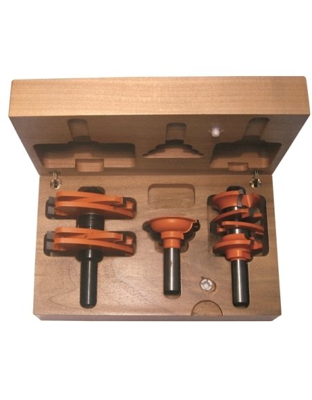Set di frese per porte da 3 pezzi in set di punte di CMT