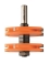 Tenon cutting router bits - Ref. CMT90062811 - Rotation DROITE