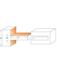 Set di frese a disco per tenoni e mortase in set di punte di CMT