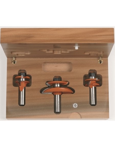 Set di frese piatte da 3 pezzi in set di punte da trapano di CMT