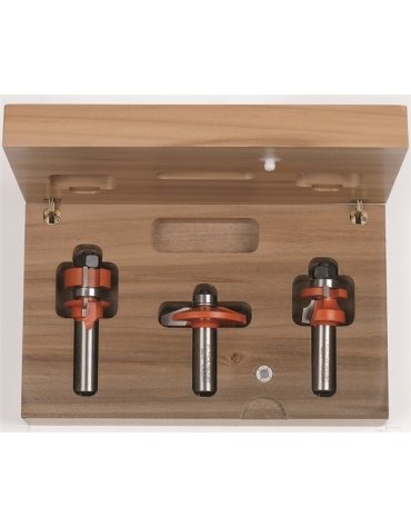 Set di frese per porte da 3 pezzi in set di punte di CMT