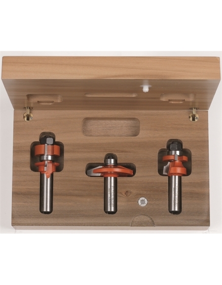 3-teilige kleiner Bogen-Profilfräsersets