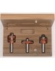 Set di frese per porte da 3 pezzi in set di punte di CMT